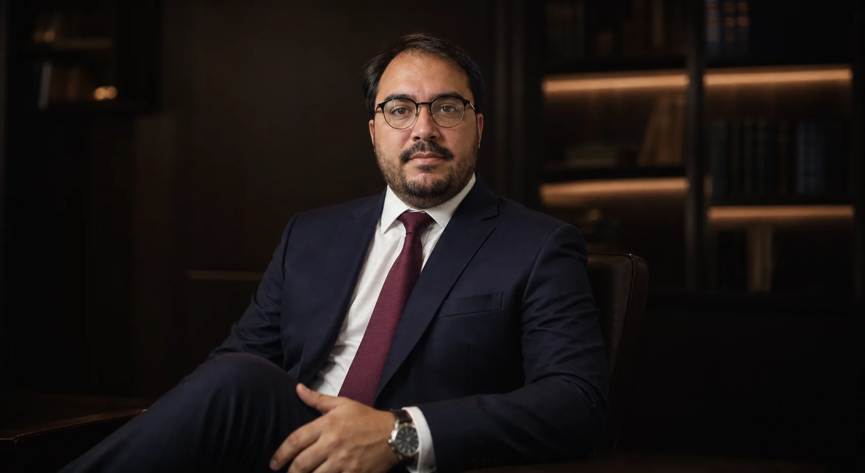 Dr. Rhudá Jardim em seu escritório